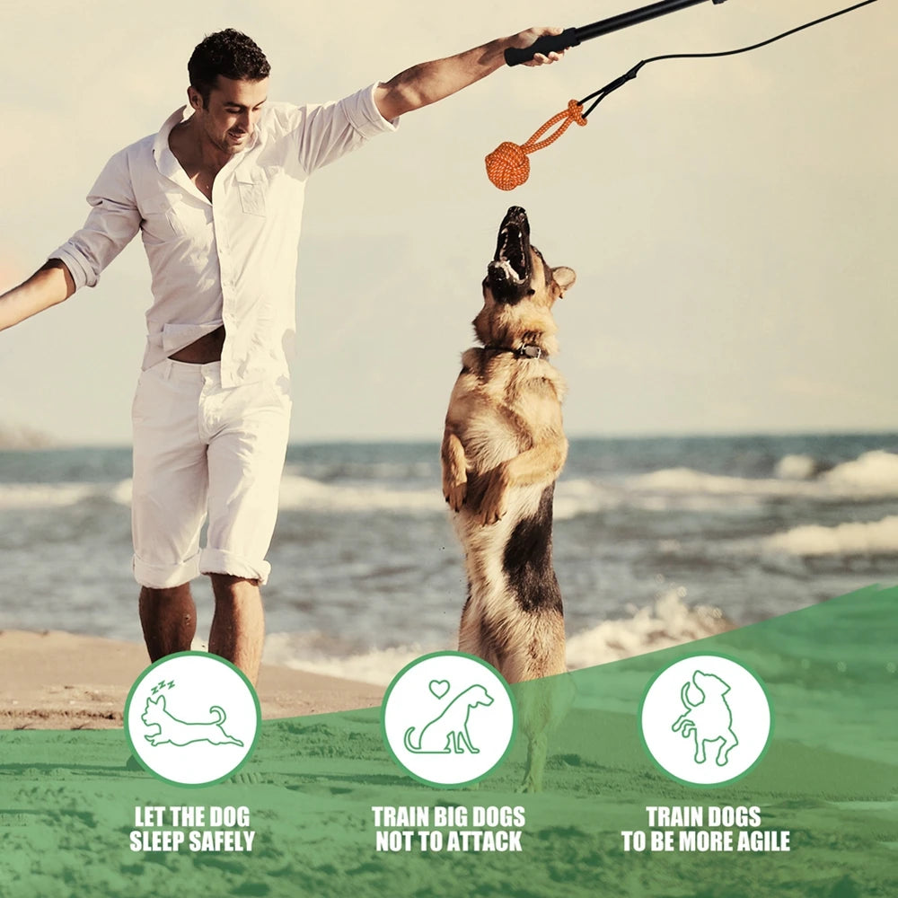 Extendable Flirt Pole + Rope