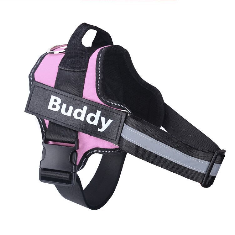 Personalized Dog Harness | No-Pull Reflective Adjustable Vest with Custom Patch