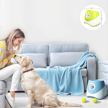 Mini Tennis  Ball Automatic Launcher Interactive Throw Toy