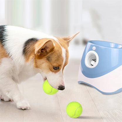 Mini Tennis  Ball Automatic Launcher Interactive Throw Toy