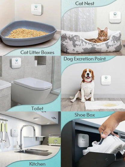 DownyPaws Pluggable Pet Air Sanitizer & Deodorizer for Allergies, Pet Dander & Odors