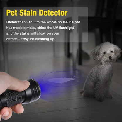21 LED UV Ultraviolet Flashlight Blacklight For Pet Urine Stains
