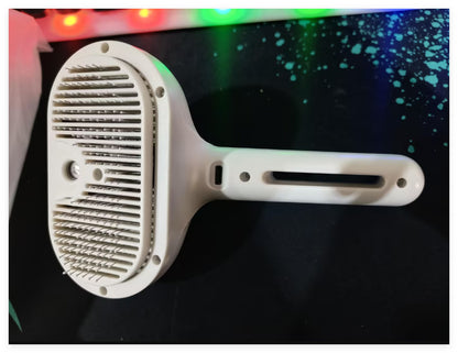 Pet Grooming Comb | Self-Cleaning Deshedding Brush with Mist