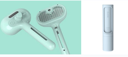 Pet Grooming Comb | Self-Cleaning Deshedding Brush with Mist