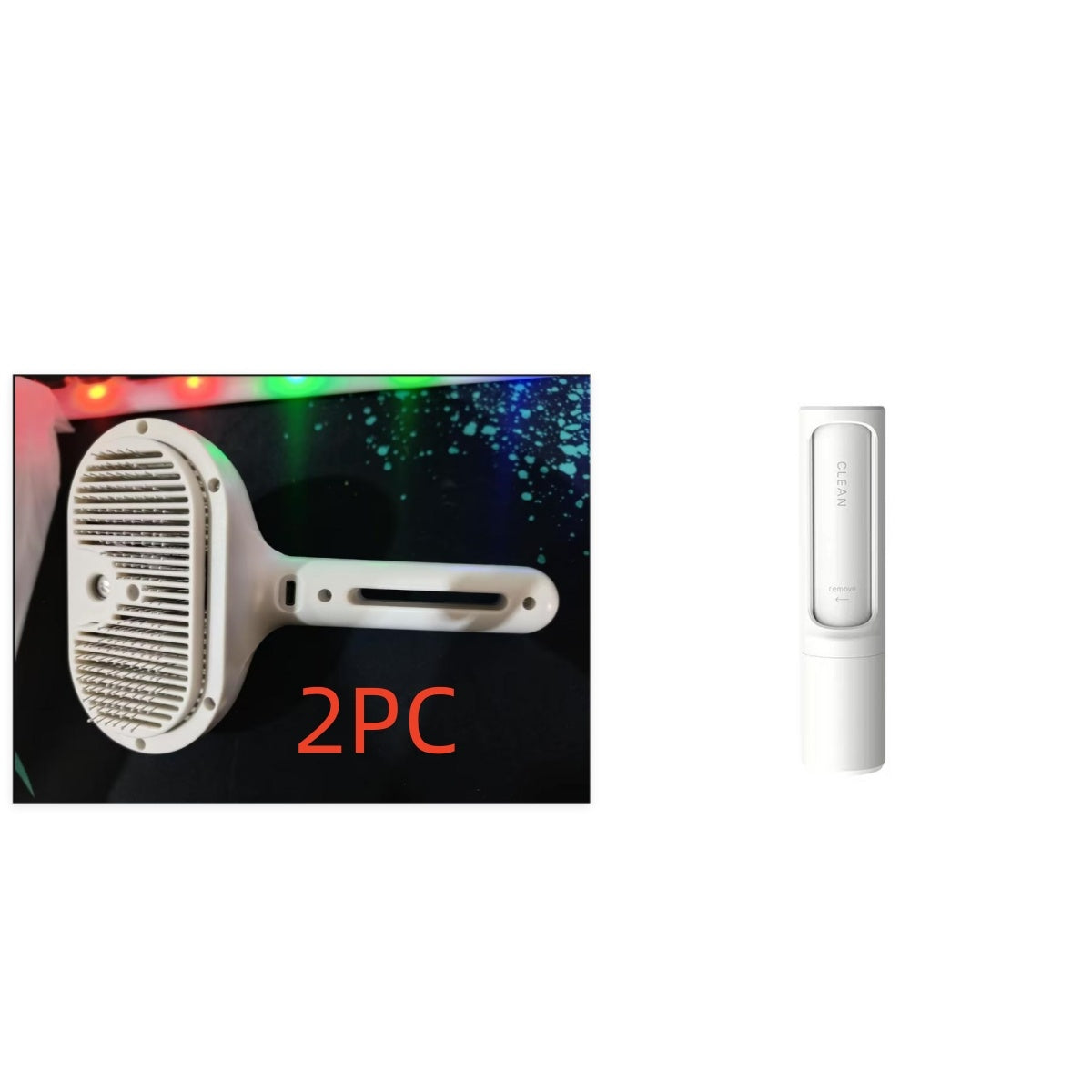 Pet Grooming Comb | Self-Cleaning Deshedding Brush with Mist